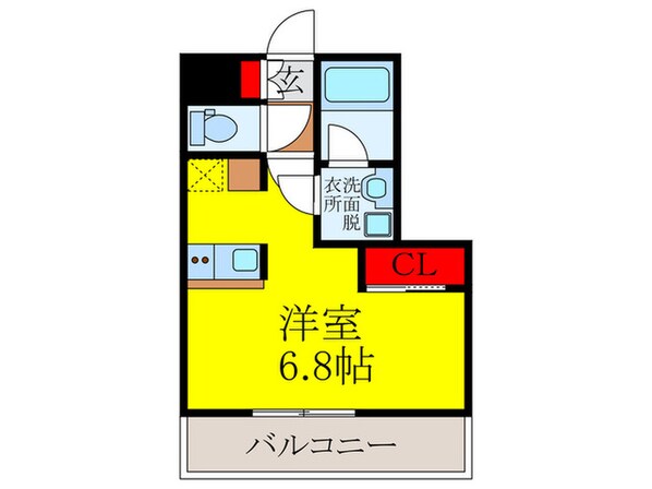 ウェルスクエア池田石橋Ⅱの物件間取画像